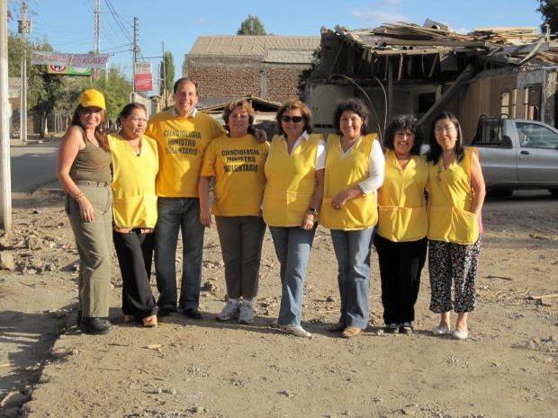 ランカグアのボランティア・ミニスターのチーム（2010年3月）。